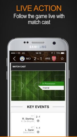 Soccerway per Android