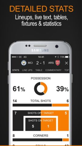 Soccerway pour Android