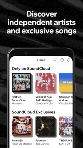 SoundCloud: Play Music & Songs Androidille