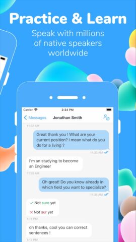 Speaky – Échange linguistique pour Android