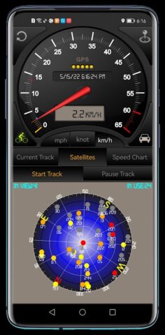 Tachimetro GPS per Android