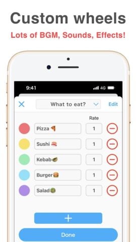 Roulette+ : App zum Rad drehen für Android