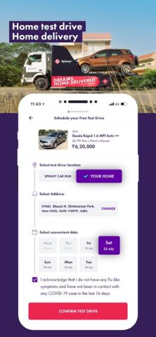 Spinny – Buy & Sell Used Cars untuk Android
