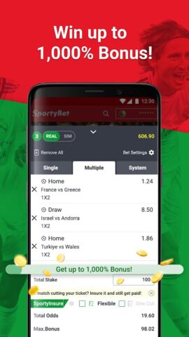 SportyBet – Sports Betting App per Android
