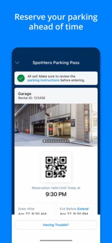 SpotHero: #1 Rated Parking App для iOS