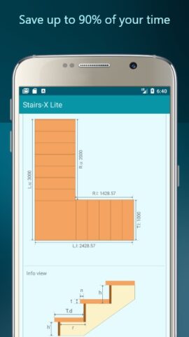 Escadas-X Lite Calculadora para Android