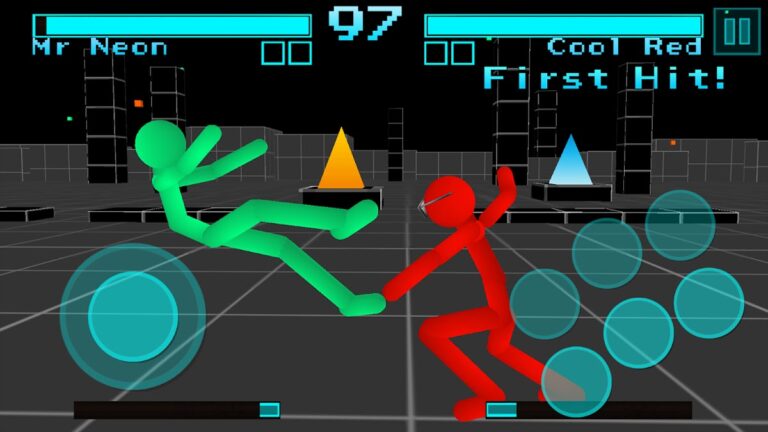 Stickman Fighting Neon Warrior para Android