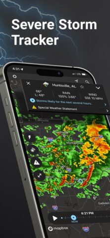 Storm Radar: แผนที่สภาพอากาศ สำหรับ iOS