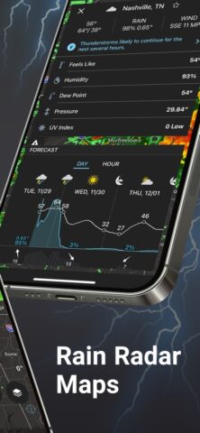 iOS용 Storm Radar : 도플러 및 악천후 경보