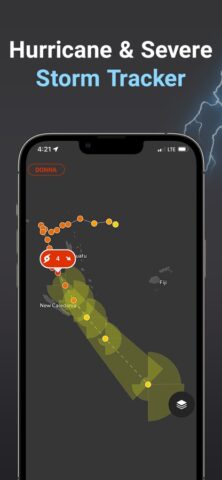 iOS용 Storm Radar : 도플러 및 악천후 경보