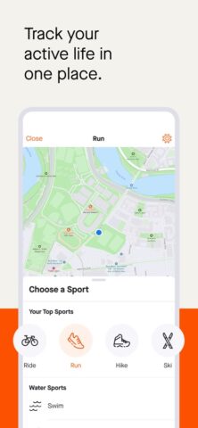 iOS용 Strava: Run, Bike, Hike
