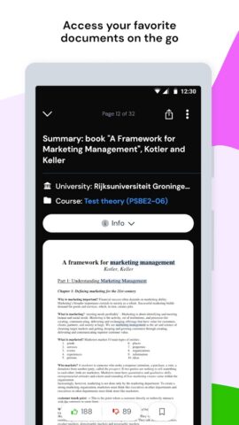 Studocu: Study Notes & Sharing for Android