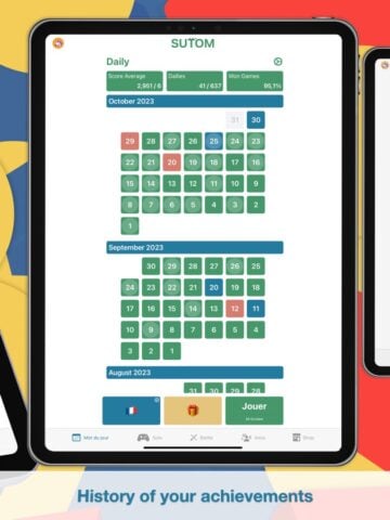 Sutom — Puzzle de mots du jour для iOS