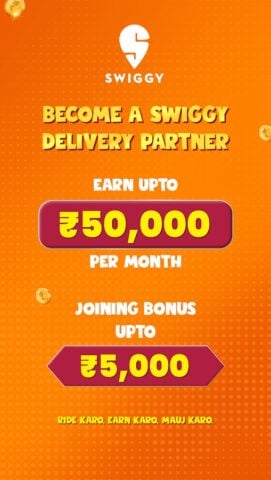 Swiggy Delivery Partner App dành cho Android