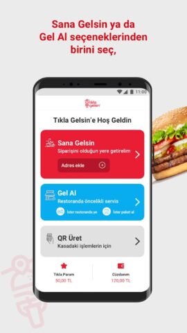 Android용 Tıkla Gelsin® – Yemek Siparişi