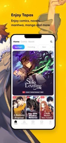 Tapas – Comics and Novels pour iOS