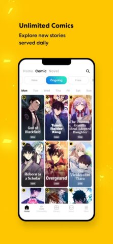 Tapas – Comics and Novels per iOS