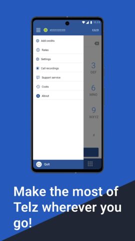 Telz International Calls na Android