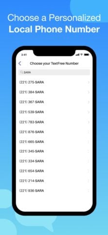 TextFree: Second Phone Number สำหรับ iOS