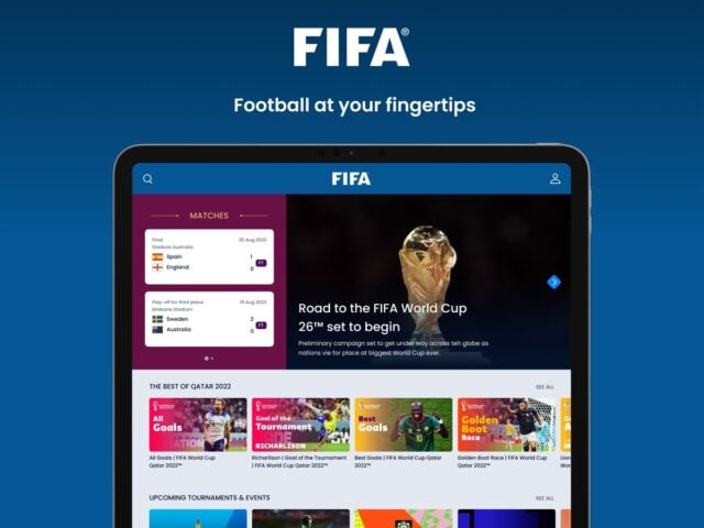 iOS 用 公式FIFAアプリ