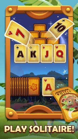 Android 版 Tiki Solitaire TriPeaks