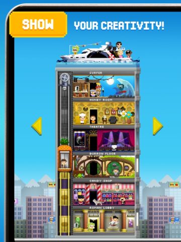 Tiny Tower: 8 Bit Retro Tycoon para iOS