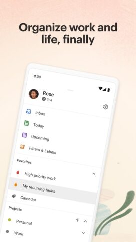 Todoist: to do & planification pour Android