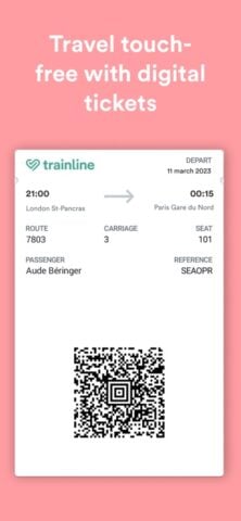 Trainline: Voyage train et bus pour iOS