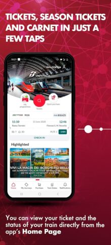 Android için Trenitalia, orari, biglietti