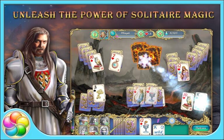 Android 版 Tri Peaks Emerland Solitaire