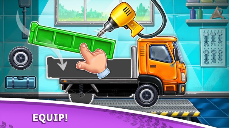 Android için Çocuklar için kamyon oyunları