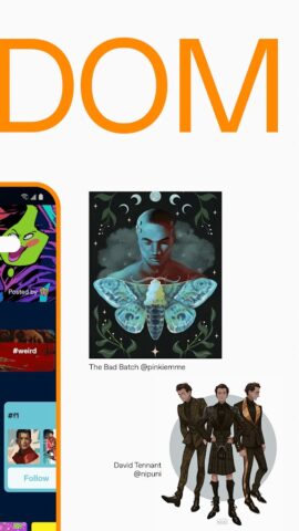 Android için Tumblr—Fandom, Sanat, Özgürlük