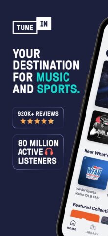 TuneIn Rádio: notícias, música para iOS