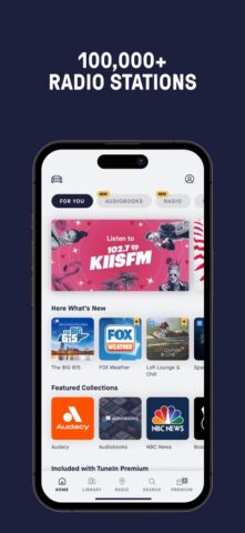 TuneIn Radio: Music & Sports cho iOS