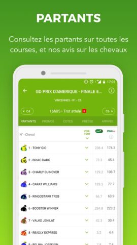 Android용 Turf résultats des courses