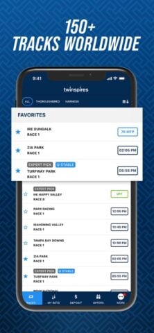 TwinSpires Horse Race Betting untuk iOS