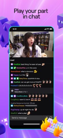 Android 用 Twitch: ライブ配信