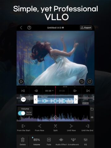 VLLO, My First Video Editor لنظام iOS