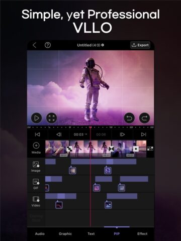 iOS 用 VLLO、Vlogのための初めてのビデオエディタ