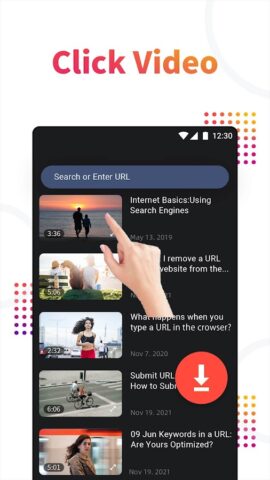 Загрузчик видео: скачать видео для Android — скриншот 3
