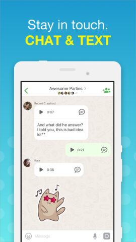 chat e videochiamate per Android