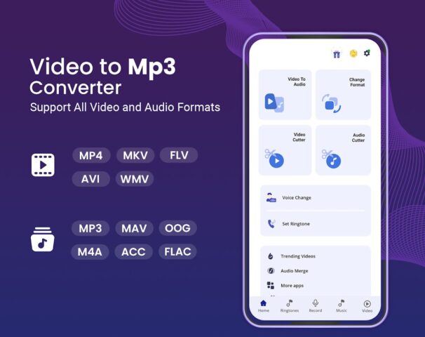 Android용 Video to Mp3 Converter