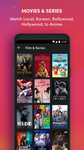 Android용 Vidio: Sports, Movies, Series