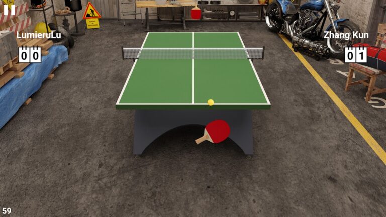 Virtual Table Tennis для Android — скриншот 1