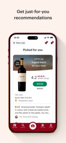 Vivino: Buy the Right Wine for iOS