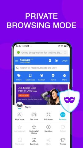 Vivo Browser для Android — скриншот 3
