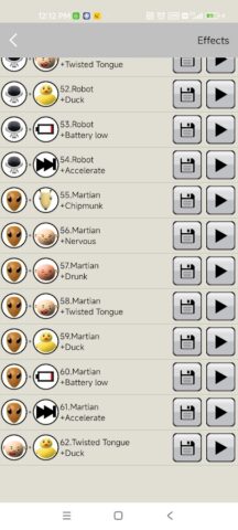 Модулятор голоса для Android — скриншот 4