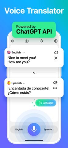 Traductor de voz: AI Translate para iOS