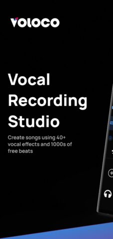 Voloco studio d’enregistrement pour Android