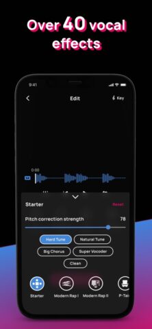 Voloco: ستوديو التسجيل الصوتي لنظام iOS